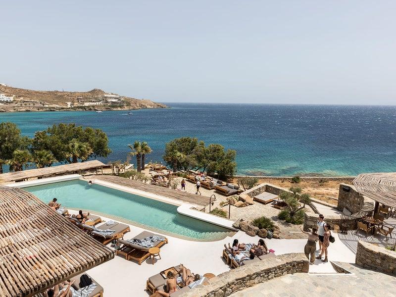 Hotel Soho Roc House Mykonos Strand Paraga Exterior foto