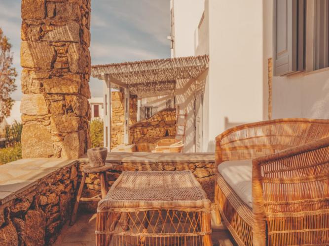 Hotel Soho Roc House Mykonos Strand Paraga Zimmer foto