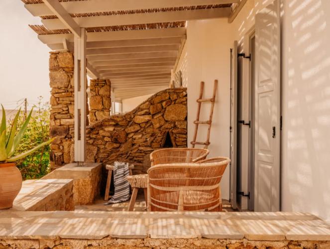 Hotel Soho Roc House Mykonos Strand Paraga Zimmer foto