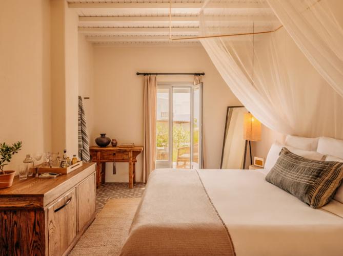 Hotel Soho Roc House Mykonos Strand Paraga Zimmer foto