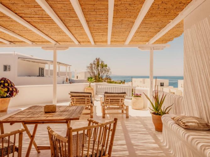 Hotel Soho Roc House Mykonos Strand Paraga Zimmer foto